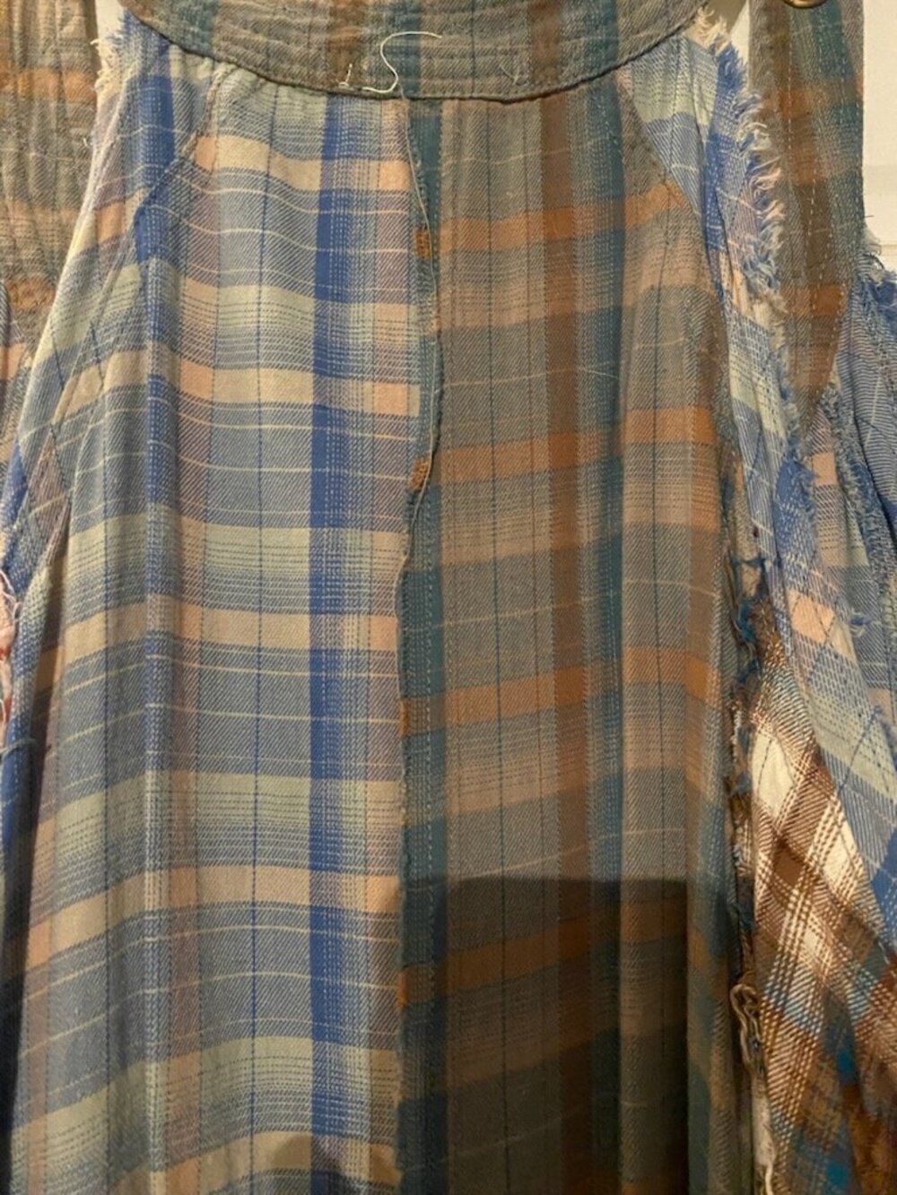 Oli & Hali wide leg plaid overalls size medium - Picture 6 of 8